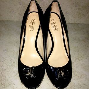 Coach Helaine Patent Leather Pumps